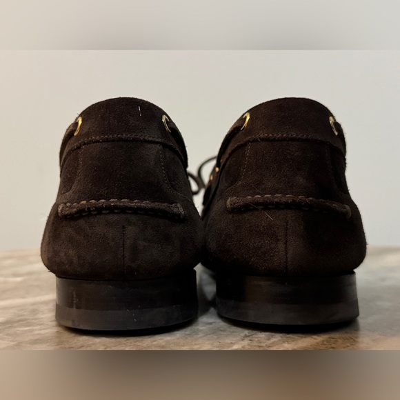 BALLY PATHY PLUME BROWN SUEDE BOAT SHOES 10 US $720 MOCCASINS FLATS